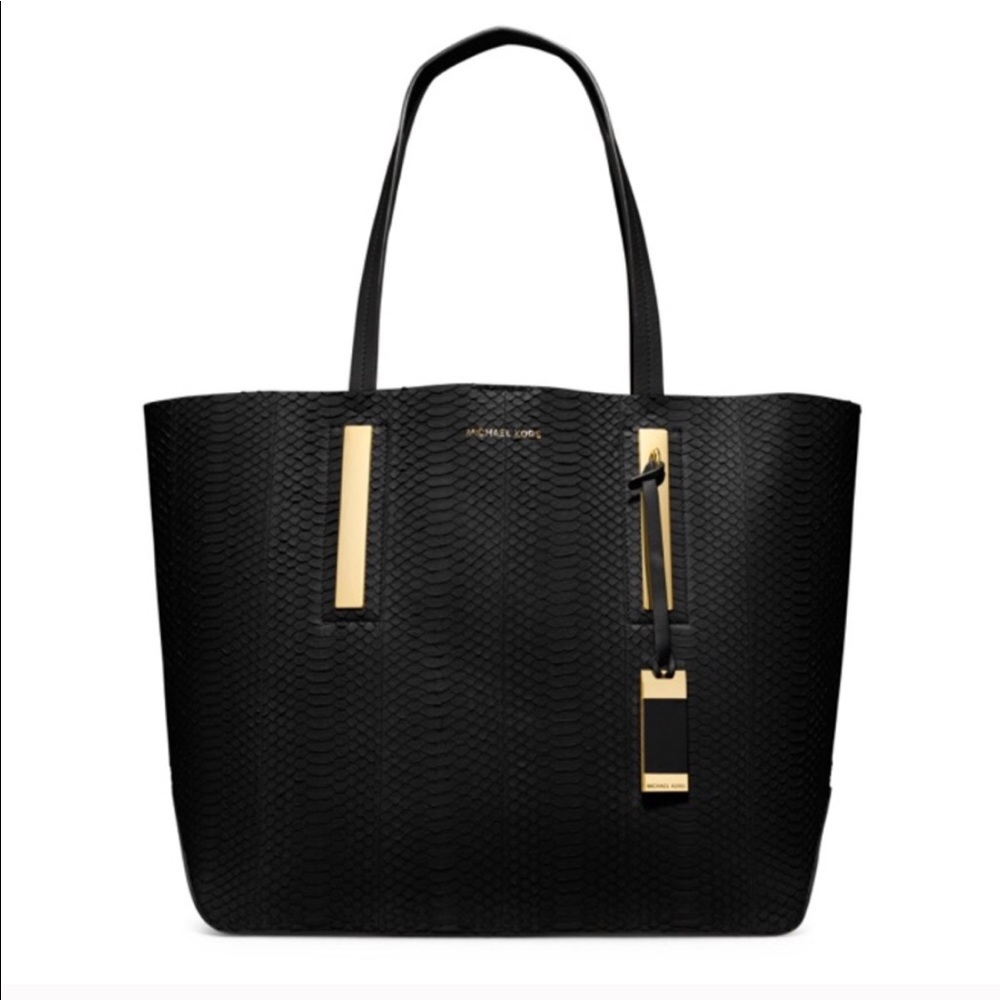 Michael Kors Collection Large Snakeskin Jaryn Tote